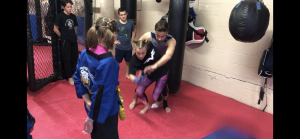 Morgane Ribout en action judo
